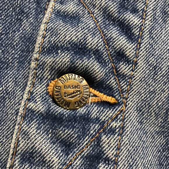 Women’s vintage 90s monte carlo mustang denim jacket size XL - Picture 3 of 7